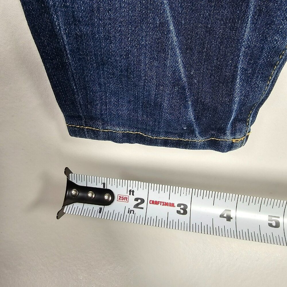 Current Elliott Stiletto Skinny Mid Rise Jeans Women's Size 27 Dark Blue 27x26" - Picture 11 of 14